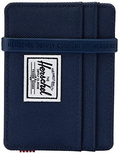 Herschel Men's Charlie RFID Wallet, Navy, One Size