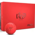Vice Pro Plus Golf Balls, Red (Package May Vary)