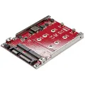 StarTech.com S322M225R Dual-Slot M.2 Drive to SATA Adapter for 2.5 Inch Drive Bay - RAID