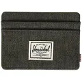 Herschel Unisex-Adult's Charlie RFID Wallet, Black Crosshatch, One Size