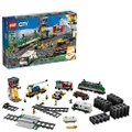 LEGO City Cargo Train Exclusive 60198 Remote Control Train Building Set with Tracks for Kids(1226 Pieces)