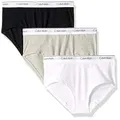 Calvin Klein Girls' Little Modern Cotton Hipster Underwear, Multipack, Heather Grey, Classic White, Black - 3 Pack, Medium