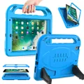 LEDNICEKER Kids Case for New iPad 9.7 2018/2017 - Built-in Screen Protector Light Weight Shock Proof Handle Friendly Convertible Stand Kids Case for New iPad 9.7 2017/2018 (ipad 5&6) - Blue