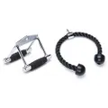 Black Mountain Products Cable Machine Attachment Combo - V Bar and Tricep Rope