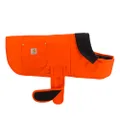 Carhartt Firm Duck Insulated Dog Chore Coat Hunter Orange/Brass, Medium