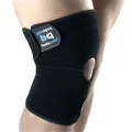 Body Assist Thermal Knee Wrap with Open Patella, Black