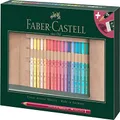 Faber-Castell Polychromos PU Leather Pencil Roll of 34 pieces (18-110030) Multicolor