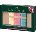 Faber-Castell Polychromos PU Leather Pencil Roll of 34 pieces (18-110030) Multicolor