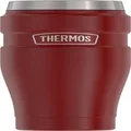 THERMOS Stainless King Vacuum-Insulated Travel Tumbler, 16 Ounce, Matte Red