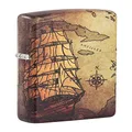 Zippo Old Nautical White Matte 540 Color Windproof Lighter
