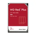 Western Digital Hard Drive, 2 TB, SATA3, 128 MB, 24/7, Red/Silver/Black