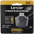 Lexar Professional 2000X SDHC/SDXC SD Card, 32 GB Capacity