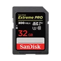 SanDisk Extreme PRO 32GB SDHC Memory Card up to 300MB/s, UHS-II, Class 10, V90, U3