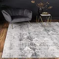 Rug City Lagos Diamond Transitional Rug, 200 cm x 290 cm, Grey/Multicolour Versatile Area Rug Perfect for Living Rooms, Bedrooms, High-Quality, Durable, and Multicolour Design