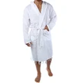 CACALA Pure Series Bathrobe, Kimono – 100% Natural Turkish Cotton Fabric – Ultra-Absorbent and Plush – Fast Drying, Comfortable and Warm – Unisex