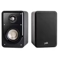 Polk Audio Signature Series S15 Bookshelf Speakers for Home Theater, Surround Sound and Premium Music Powerport Technology Detachable Magnetic Grille (Pair), Black