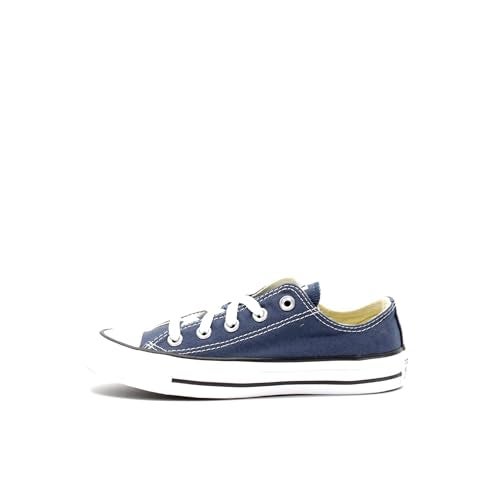 Converse Unisex Chuck Taylor All Star Leather Low Top, Navy, 7.5 M US