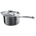Le Creuset 3-Ply Stainless Steel Saucepan with Lid, 18 cm