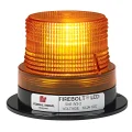 Federal Signal 220250-02 Firebolt LED Beacon, Class 2, Permanent Mount with Amber Dome