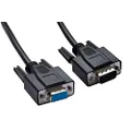 Astrotek 15 Pins Male to 15 Pins Female VGA Extension Cable for Monitor PC Moulded Type, 3 Meter Length, Black