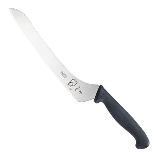 Mercer Culinary M23890 Millennia Offset Bread Knife, 9-Inch, Black
