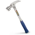 Estwing - ESTE324S Framing Hammer - 24 oz Long Handle Straight Rip Claw with Smooth Face & Shock Reduction Grip - E3-24S Silver