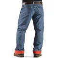 Wrangler Rugged Wear Men's Woodland Thermal Jean,Stonewashed Denim,30x32