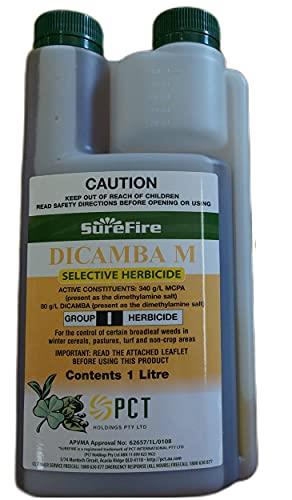 SureFire Dicamba M Selective Herbicide Weed Killer 1 Litre