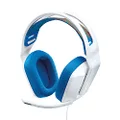 Logitech G G335 Wired Gaming Headset, White