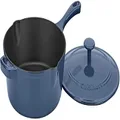 Cuisinart CI45-30BG Chef's Classic Enameled Cast Iron 12-Inch Chicken Fryer with Cover, Provencal Blue
