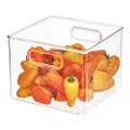 InterDesign Kitchen Pantry and Cabinet Storage and Organization Bin, 8-Inch by 8-Inch by 6-Inch, Clear