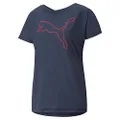 PUMA Women's Puma Women's Train Favorite Jersey Cat Tee T Shirt, Spellbound, XX-Large UK