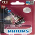 PHILIPS 12362PWVB1 Power Vision Plus 60% H11 12V globe - single blister pack