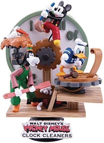 Beast Kingdom D Select Disney Mickey Mouse Clock Cleaners Figure, Multicolor (D-STAGE-046) 15.24 cm*30.0 cm*30.0 cm
