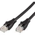 Amazon Basics RJ45 Cat-6 Ethernet Patch Internet Cable - 50 Foot (15.2 Meters), Black