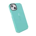 Speck MagSafe Case for iPhone 13 - Drop & Camera Protection, Soft-Touch Secure Grip, Wireless Charging Compatible, Fits All 6.1 Inch Models - Pool Teal/Tart Teal