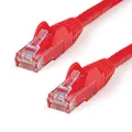 StarTech.com 50cm CAT6 Ethernet Cable - Red CAT 6 Gigabit Ethernet Wire -650MHz 100W PoE++ RJ45 UTP Category 6 Network/Patch Cord Snagless w/Strain Relief Fluke Tested UL/TIA Certified (N6PATC50CMRD)