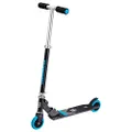 Mongoose Trace 100 Folding and Non-Folding Design Youth/Adult Regular Kick Scooter, Black/Blue