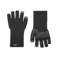 SEALSKINZ Unisex Waterproof All Weather Ultra Grip Knitted Gauntlet Glove, Black, X-Large