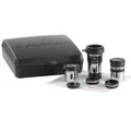 Celestron AstroMaster Telescope Accessory Kit, Contains Two Eyepieces, 2X Barlow Lens, Three Coloured Filters, Black (94307)