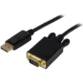 StarTech.com 6 ft DisplayPort to VGA Adapter Cable - DP to VGA Video Converter - Active DisplayPort to VGA Cable for PC 1920x1200 - Black