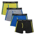 Hanes Boys' X-Temp Breathable Mesh Boxer Brief 4-Pack, Assorted, Small