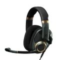 EPOS H6PRO Open Acoustic Professional Gaming Headset; Detachable Lift-to-Mute Mic; Lightweight, Comfortable, Durable; PC, Xbox, Playstation, Switch Compatible; Wired Headset (Racing Green)