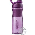 BlenderBottle SportMixer Twist Cap Tritan Grip Shaker Bottle, 28-Ounce, Plum