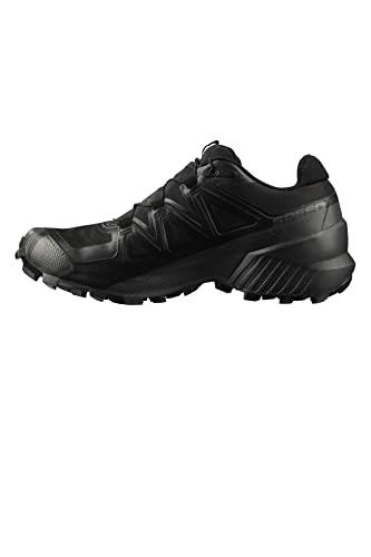 Salomon Men's Speedcross 5 GTX trail running and hiking shoe, Black/Black/Phantom, 8.5 US