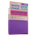 White Magic Eco Cloth Dish Drying Mat Multi Colour Options (Grape)