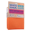 White Magic Eco Cloth Dish Drying Mat Multi Colour Options (Tangerine)