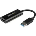 StarTech.com USB 3.0 to HDMI Adapter - 1080p (1920x1200) - Slim/Compact USB Type-A to HDMI Display Adapter Converter for Monitor - External Video & Graphics Card - Black - Windows Only (USB32HDES)