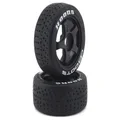 ARRMA Dboots Hoons 42/100 2.9 Belted Rc Tires with Foam Inserts, Mounted On 5-Spoke Black Wheels (Set of 2): ARA55062