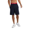 Champion Men's Jersey Short With Pockets, Navy, Small